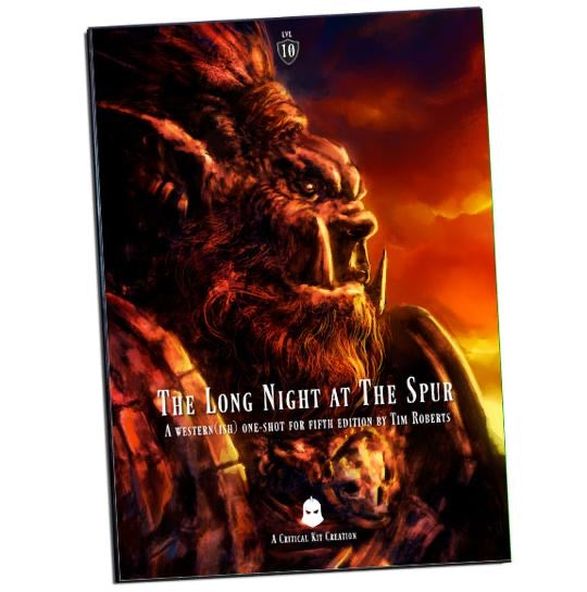 The Long Night at The Spur - a western(ish) siege one-shot adventure for 5e (A5 Physical Copy)