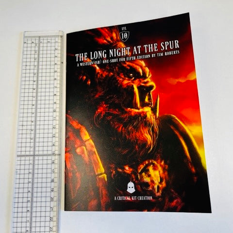 The Long Night at The Spur - a western(ish) siege one-shot adventure for 5e (A5 Physical Copy)
