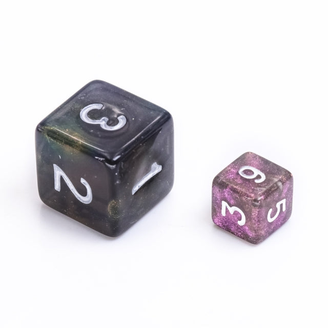 Purple Iridescent dnd dice set, dice shop online, dice goblin