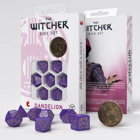 The Witcher Viscount de Lettenhove D&D dice set